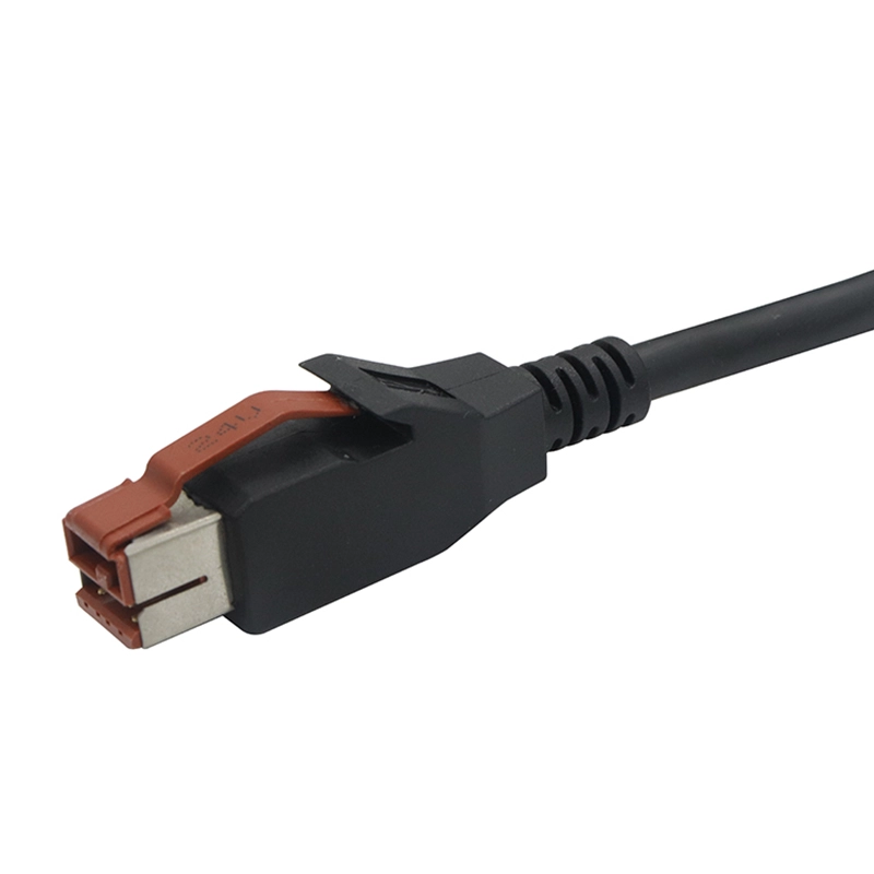 China Epson Power Plus Powered USB-interfacekabel 24V 1X8PIN Powered USB/PoweredUSB-kabel voor POS-terminals en EPSON IBM-printers fabrikant