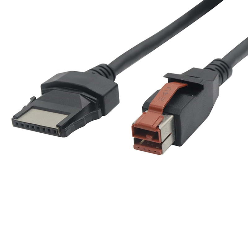 China Epson Power Plus Powered USB-interfacekabel 24V 1X8PIN Powered USB/PoweredUSB-kabel voor POS-terminals en EPSON IBM-printers fabrikant