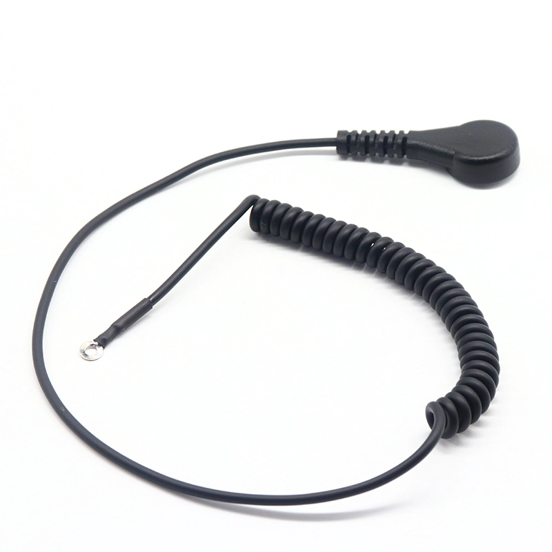 الصين مخصص لولبية 4.0 مللي متر أنثى مبكرة ECG EEG EKG EMG Cable leadwire الصانع