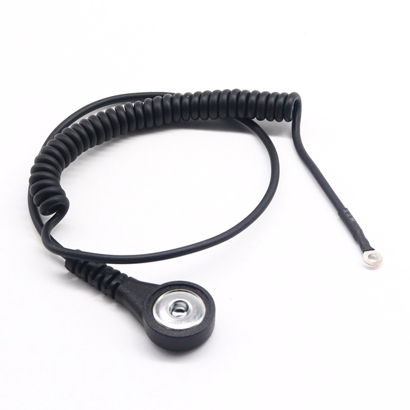 الصين مخصص لولبية 4.0 مللي متر أنثى مبكرة ECG EEG EKG EMG Cable leadwire الصانع