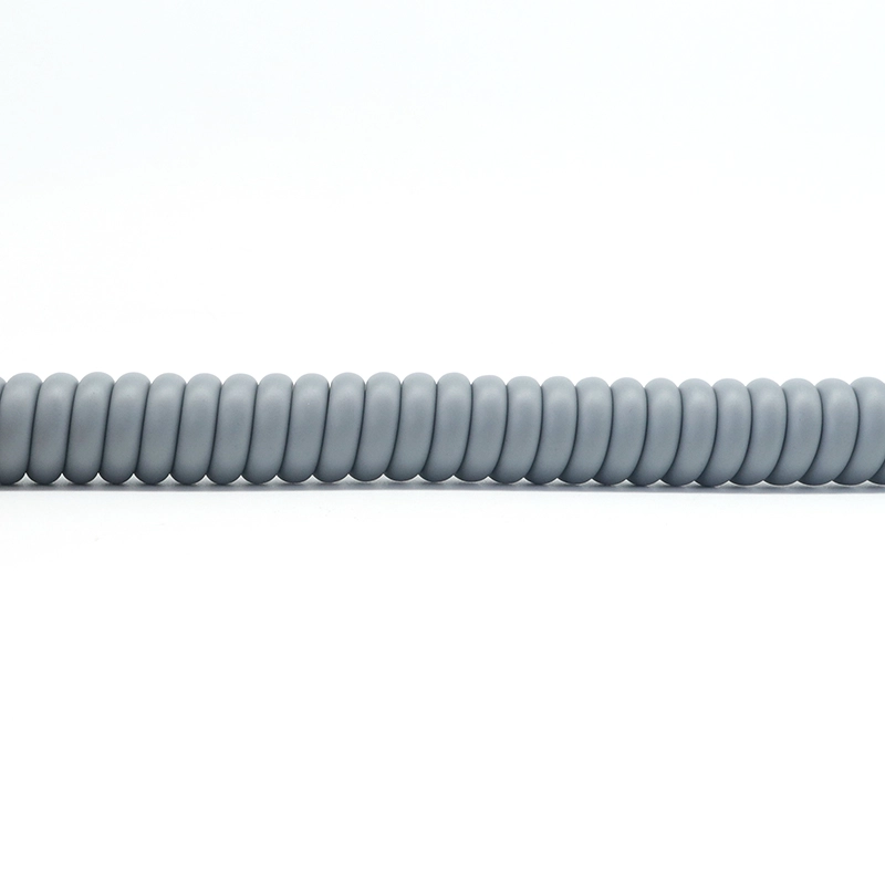 Chine USB A vers RJ45 RJ48 RJ50 10P10C Câble d'extension en spirale enroulée pour le scanner de code-barres de symboles Ls2208 fabricant