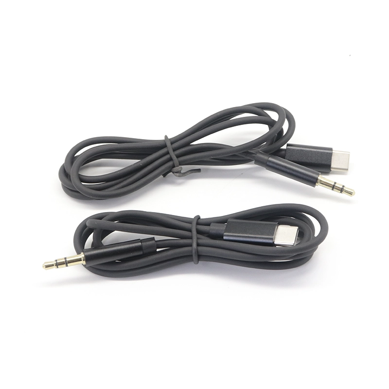 China USB Typ C auf 3,5 mm Kopfhörer-Audio-Stereokabel Auto-Aux-Kabel Hersteller