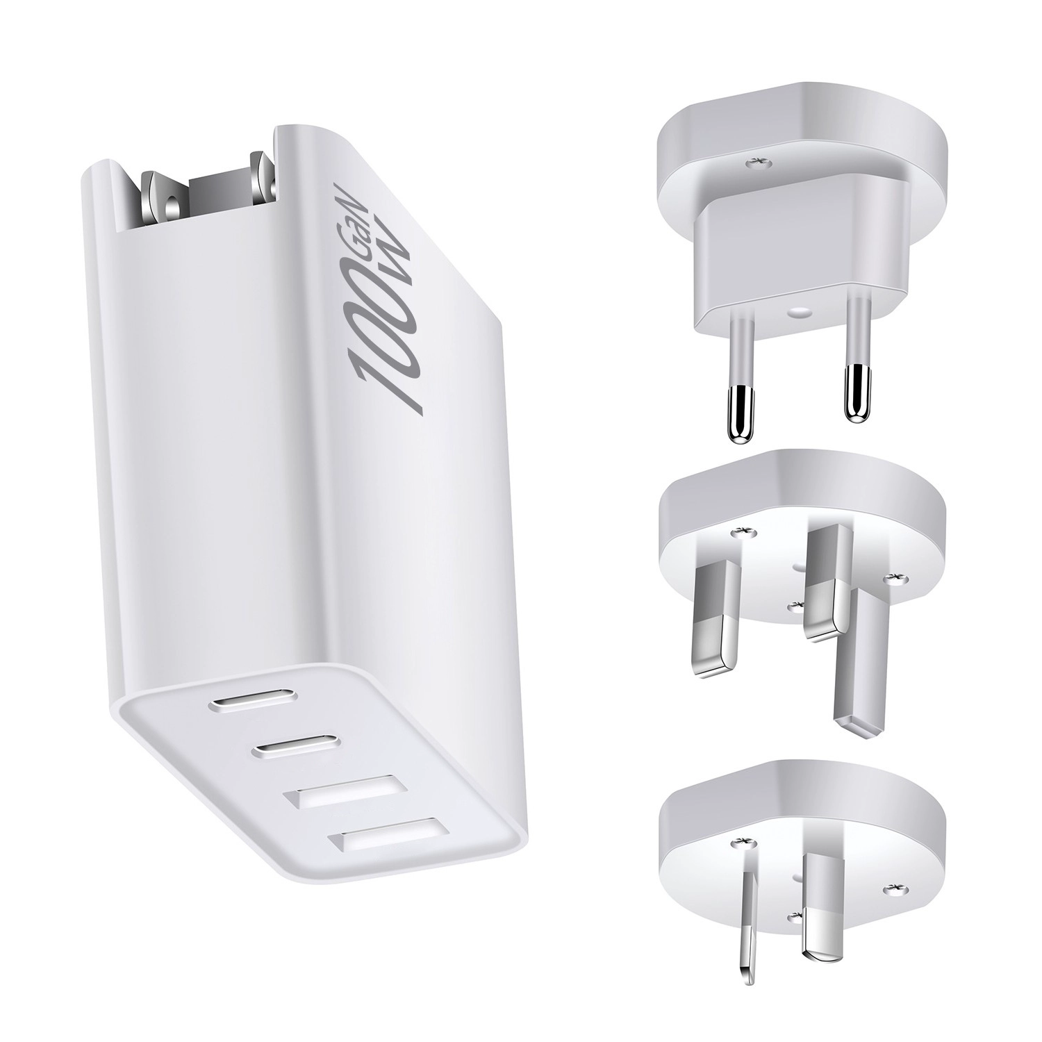 Cina Caricabatterie Fast PD EU UK AU US 100W GaN PPS tipo C compatibile con MacBook Pro Air produttore