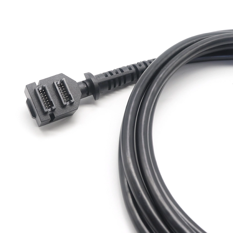 China Verifon USB Cable for VX 805/820 Scan Cable USB 2.0 A Male to Double 14Pin Pitch 1.27 IDC Cable manufacturer