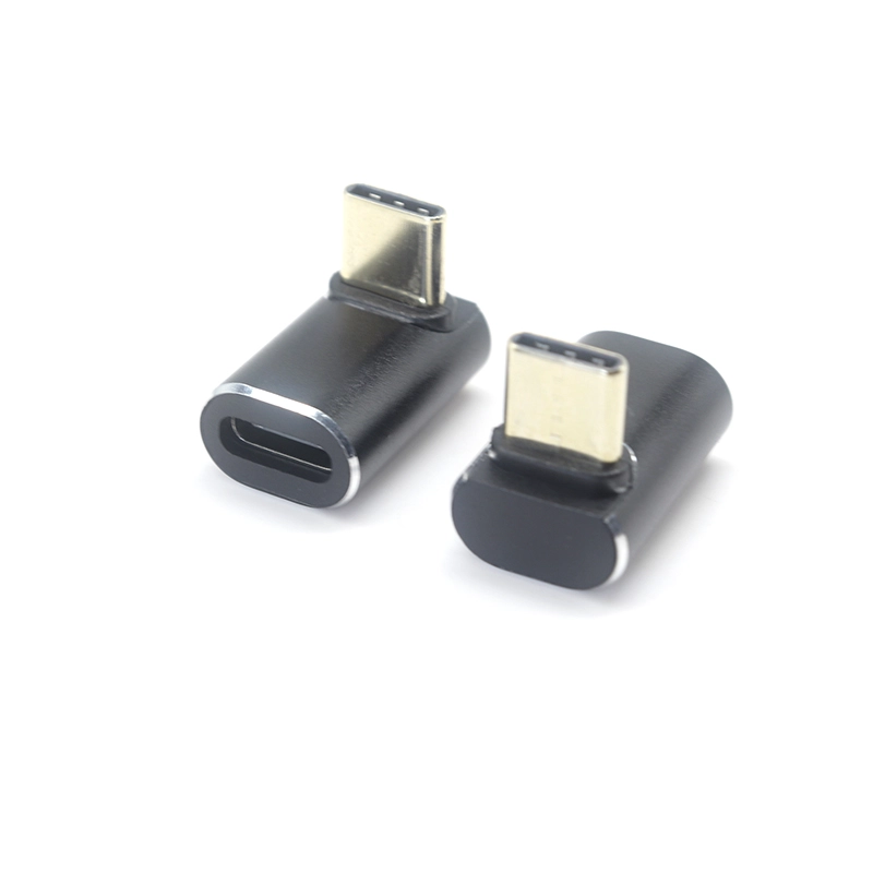 中国 90 度 USB C 型公头转 USB C 母头金属上下 90 度 Type-C 适配器扩展器兼容 Steam Deck 制造商