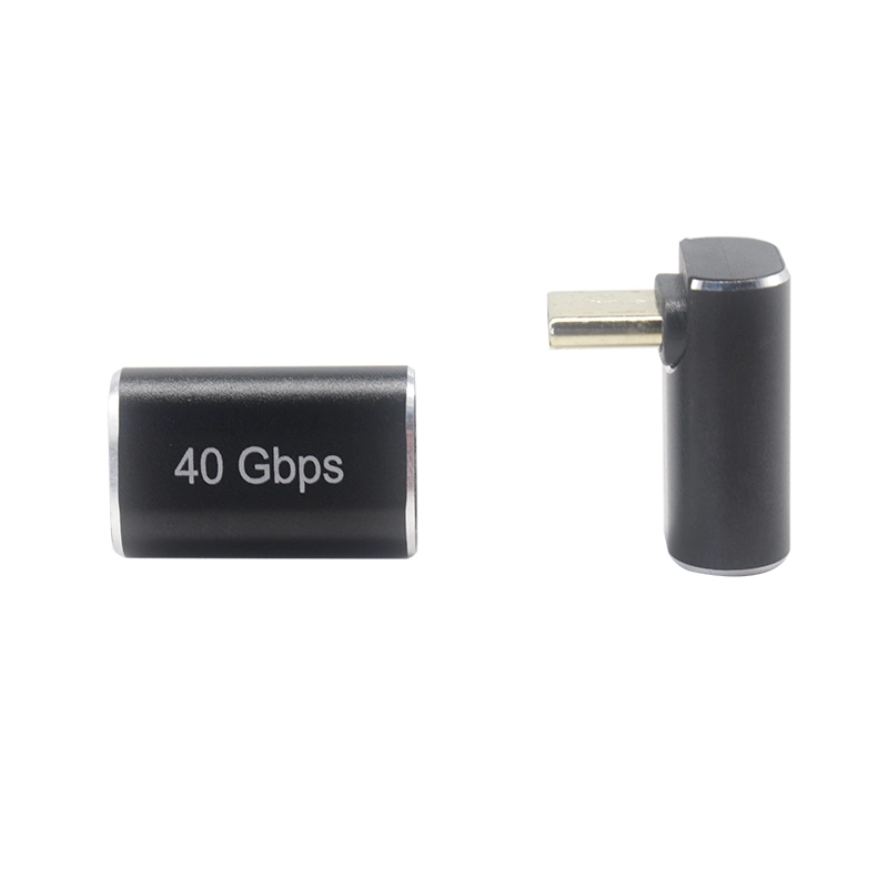 中国 90 度 USB C 型公头转 USB C 母头金属上下 90 度 Type-C 适配器扩展器兼容 Steam Deck 制造商