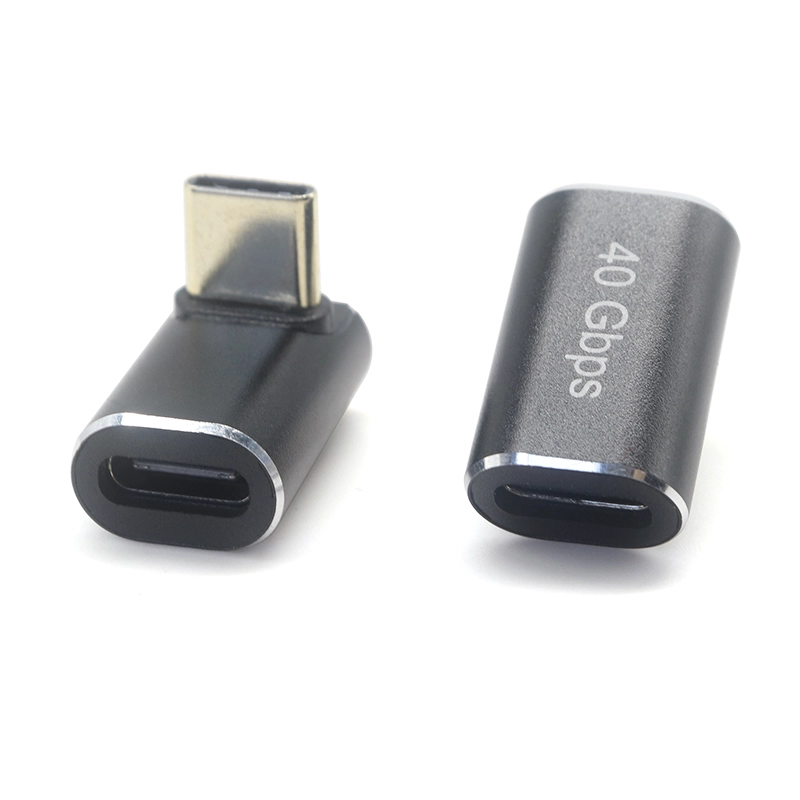 中国 90 度 USB C 型公头转 USB C 母头金属上下 90 度 Type-C 适配器扩展器兼容 Steam Deck 制造商