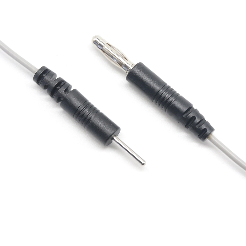 中国 4.0mm バナナプラグ - 2.0mm 電極ピンチップケーブル メーカー