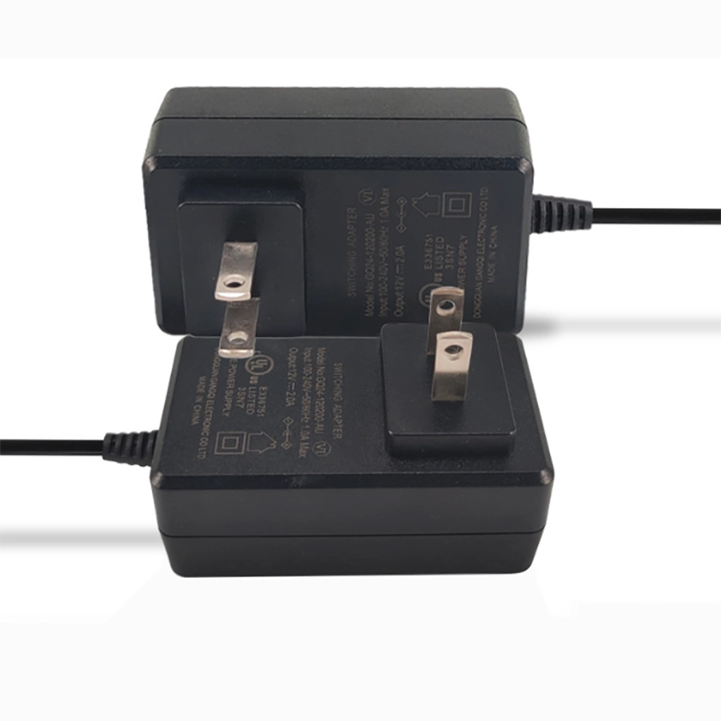 中国 UL 认证 12V 2A 电源交流转直流适配器，交流 100-240V 转直流 12 伏变压器 制造商