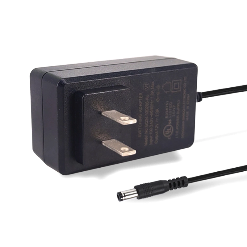 中国 UL 认证 12V 2A 电源交流转直流适配器，交流 100-240V 转直流 12 伏变压器 制造商
