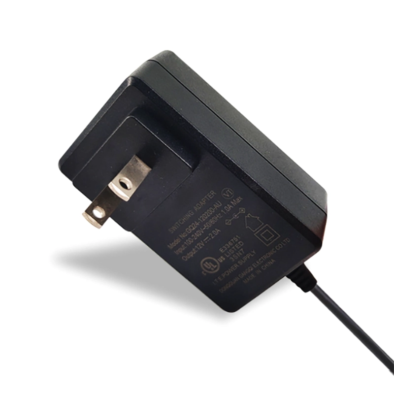 中国 UL 认证 12V 2A 电源交流转直流适配器，交流 100-240V 转直流 12 伏变压器 制造商