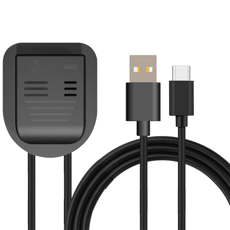 China Anti-Diebstahl-Rucksack Externes USB-Shell-Datenkabel 2-in-1-USB-Typ-C-Schnelllade-Verlängerungskabel für Umhängetasche und Kofferzubehör Hersteller
