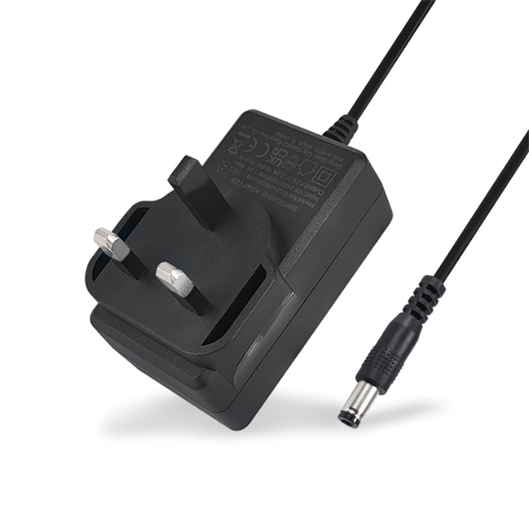Çin FCC İngiltere Tak 24W 12V 2A Anahtarlama Güç Kaynağı Duvara Monte Adaptör AC - DC Adaptörü üretici firma