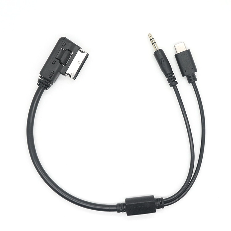 China Op maat gemaakte AMI MDI DC3.5 tripole audio  Type-C-kabel verbindt mobiele telefoons en tablets voor Volkswagen Audi fabrikant
