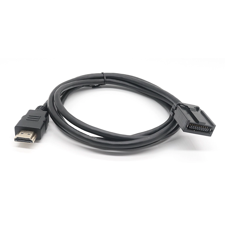 中国 用于汽车连接系统的高速 HDMI 1.4 E 型公头到 A 型公头视频音频延长线 制造商