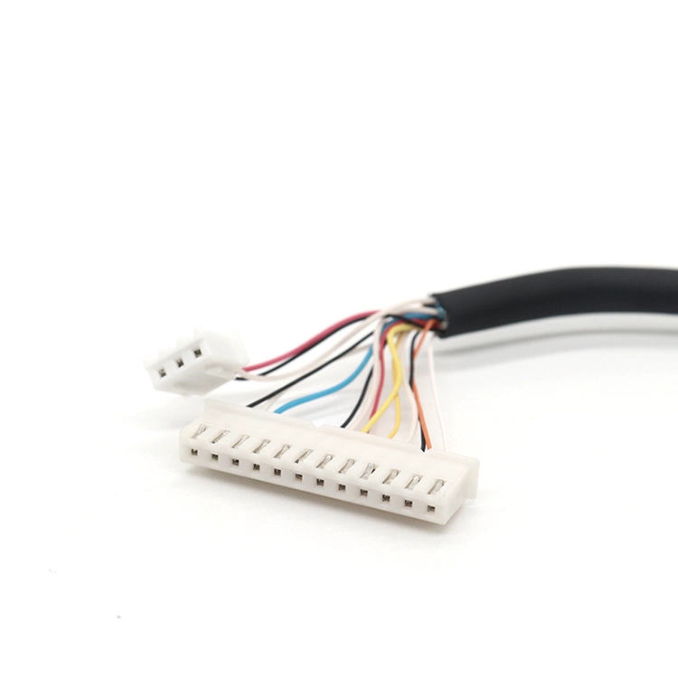 China Benutzerdefiniertes 2-in-1-HDMI-Kabel Typ A-Stecker auf JST-XH 2,54 12-poliges Molex-Anschlusskabel für Projektionsleinwand Hersteller