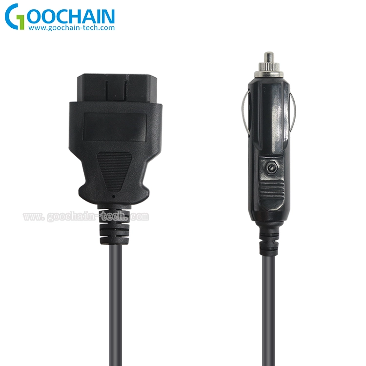 Çin Araba OBD2 16Pin Araç Çakmaklı OBD Erkek Konnektör Kablo Adaptörü üretici firma