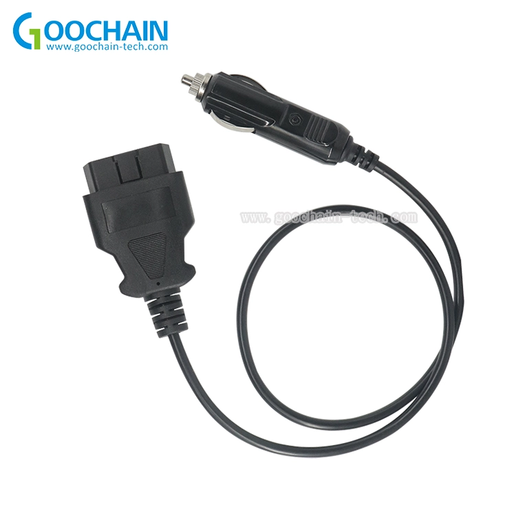 Çin Araba OBD2 16Pin Araç Çakmaklı OBD Erkek Konnektör Kablo Adaptörü üretici firma