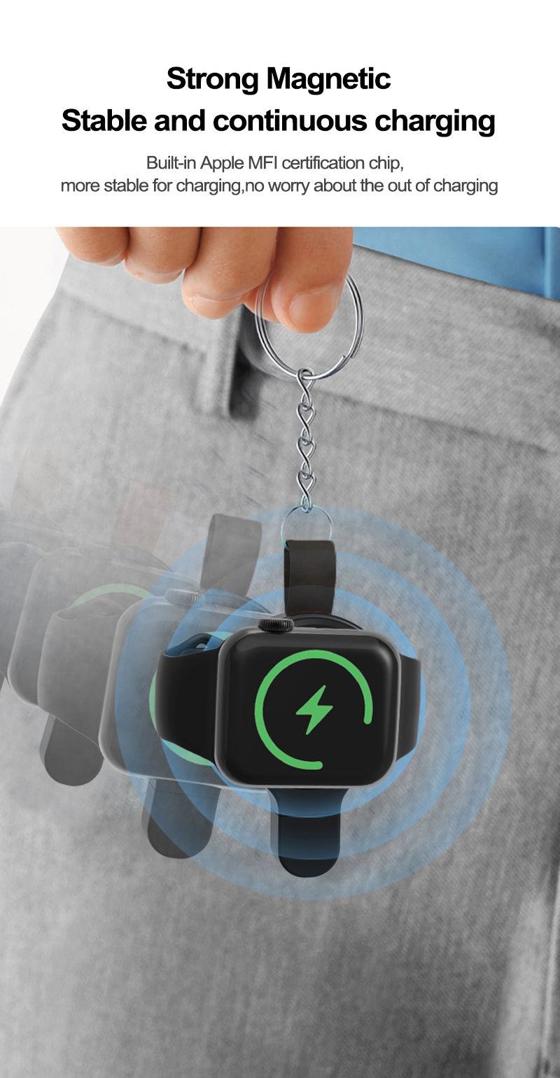 Chine Chargeur de montre intelligent magnétique sans fil portable de type USB A pour Apple Watch Charger Series 8/7/6/5/4/3/2/SE fabricant
