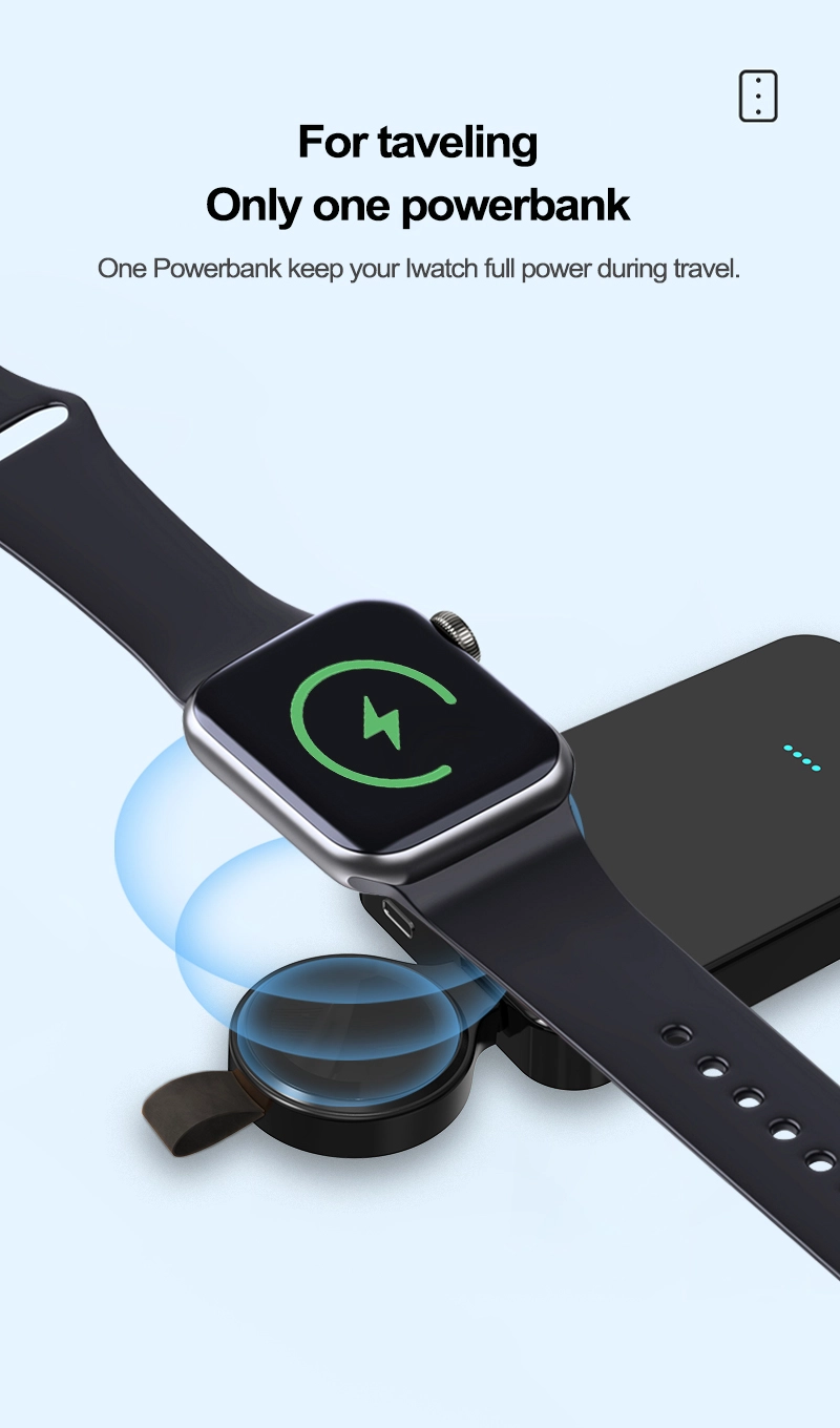 Chine Chargeur de montre intelligent magnétique sans fil portable de type USB A pour Apple Watch Charger Series 8/7/6/5/4/3/2/SE fabricant
