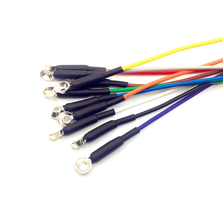Çin 2.0mm PIN DIN'den Altın kaplama EEG Kupalarına Elektrot fizik tedavi elektrot kablosu üretici firma