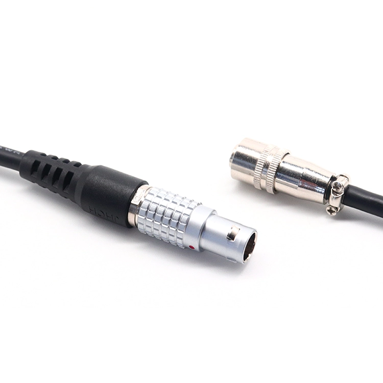 China FGG 1B 8P Metal Self-locking to 6 Pin Aviation Plug power cable for Non Destructive Testing manufacturer