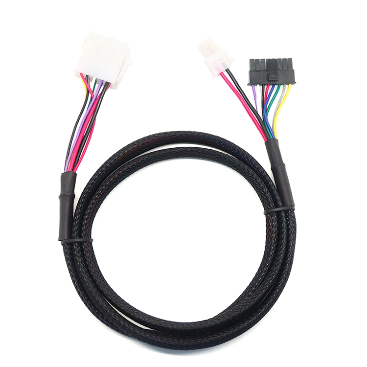 Cina Cavo di cablaggio personalizzato 5557 4.2MM 2x5pin a MX3.0 8PIN  4.2MM 2PIN Splitter Y con staffe produttore