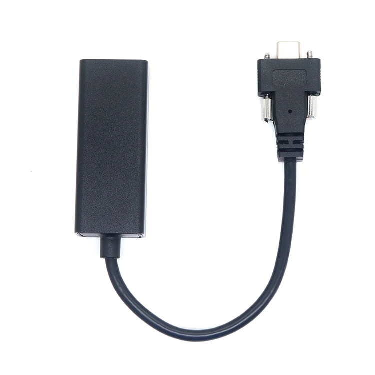 중국 RJ45 네트워크 카드 1000Mbps 이더넷 변환기 어댑터에 나사가 있는 USB 유형 C 제조업체