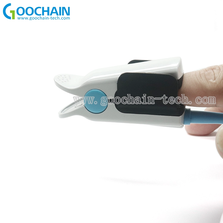 Cina Accessori per dispositivi di ossigeno Sensore Mindray Spo2 da micro maschio a clip per dito per adulti produttore