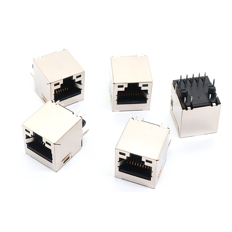 Chine Ethernet vertical de connecteur femelle modulaire fait sur commande de RJ50 10P10C avec mené fabricant