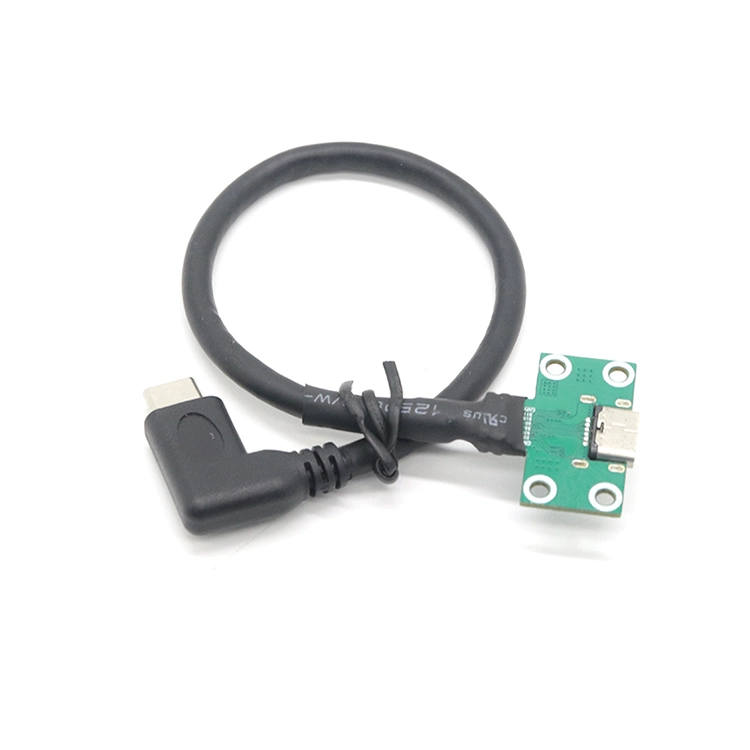 中国 定制 10gbps 快速传输速度 USB TYPE C 3.1 公对母面板螺丝锁定安装 USB 电缆 制造商