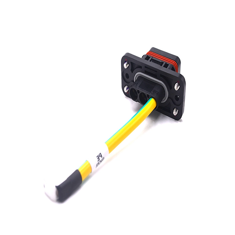 China Com Wurth Auto 3pin Connector Plug to M8 Ring Terminal Wire Harness e Cable Assembly para New Energy Car Electronic fabricante