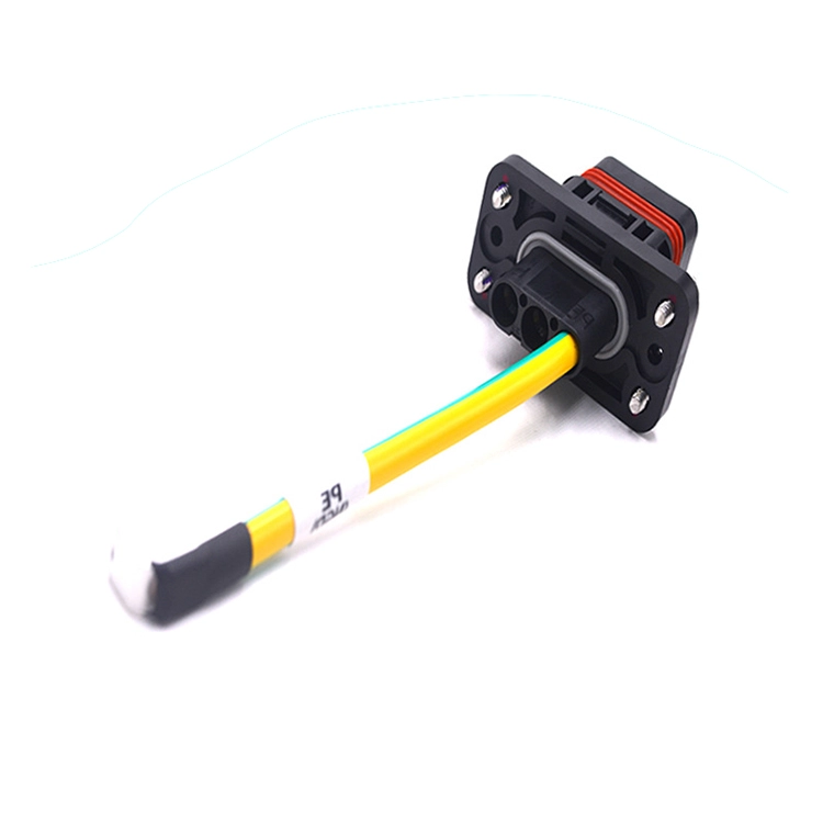 China Com Wurth Auto 3pin Connector Plug to M8 Ring Terminal Wire Harness e Cable Assembly para New Energy Car Electronic fabricante