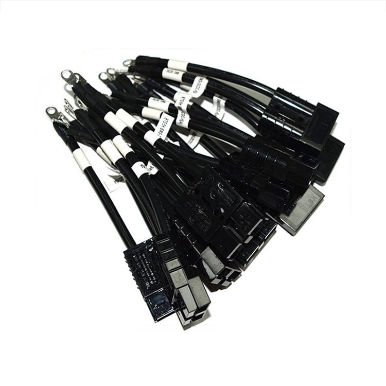 China Solarbatteriekabel 50A Solarpanel-Drahtverbinder-Adapter mit Ringkabelschuh-Endverbinder Batteriekabelbaum Hersteller