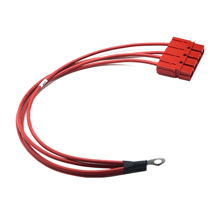 China Chicote de fios fotovoltaico de nova energia 10Awg Multi pólo único plug conjunto de cabo de fio terminal de anel o fabricante