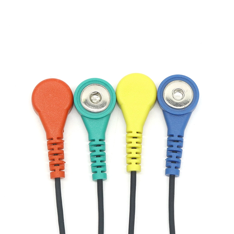Chine Ports d'électrode de prise femelle Din 1.5mm colorés à câble Tens de fil de protection ECG Snap femelle de 4.0MM fabricant