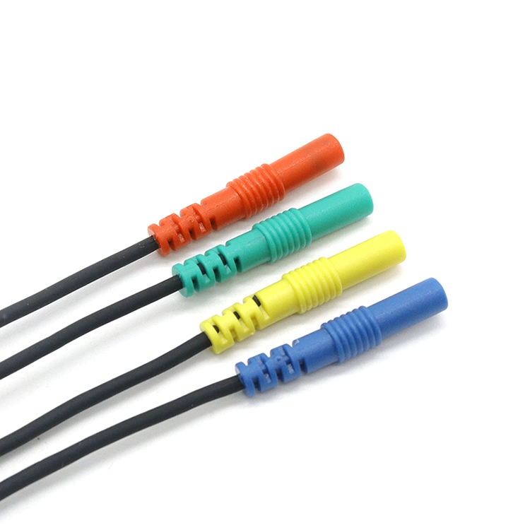 Chine Ports d'électrode de prise femelle Din 1.5mm colorés à câble Tens de fil de protection ECG Snap femelle de 4.0MM fabricant