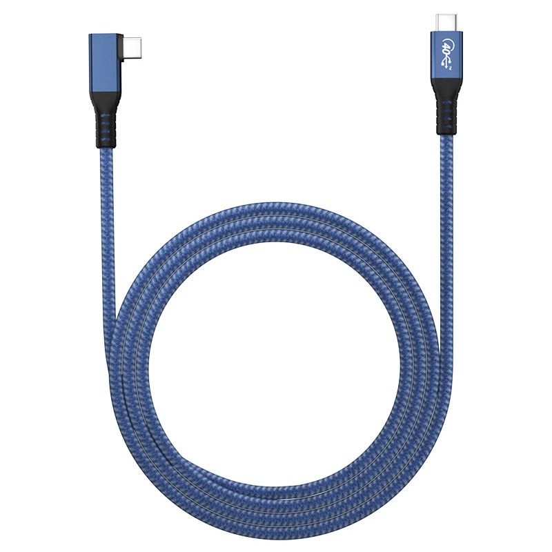 中国 iPhone用1m直角USB 4.0ケーブルフル機能PD 100W 40Gbps USB4 Gen3同軸ケーブル メーカー