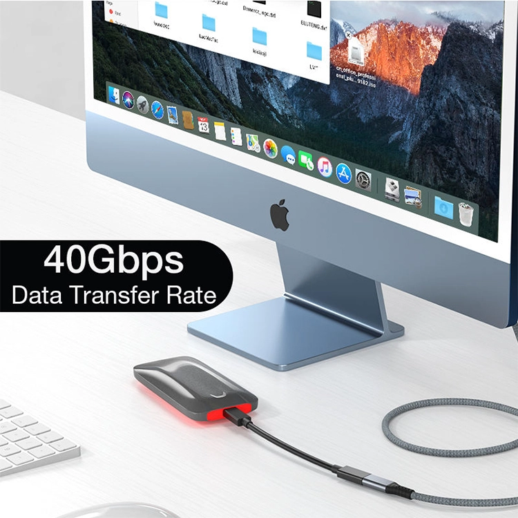 China USB 4 4.0 Type C man-vrouw verlengsnoer Thunderbolt 3 4 USB4 verlengkabel fabrikant