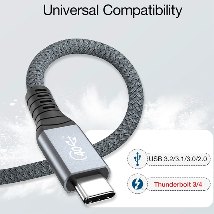 China USB 4 4.0 Type C man-vrouw verlengsnoer Thunderbolt 3 4 USB4 verlengkabel fabrikant