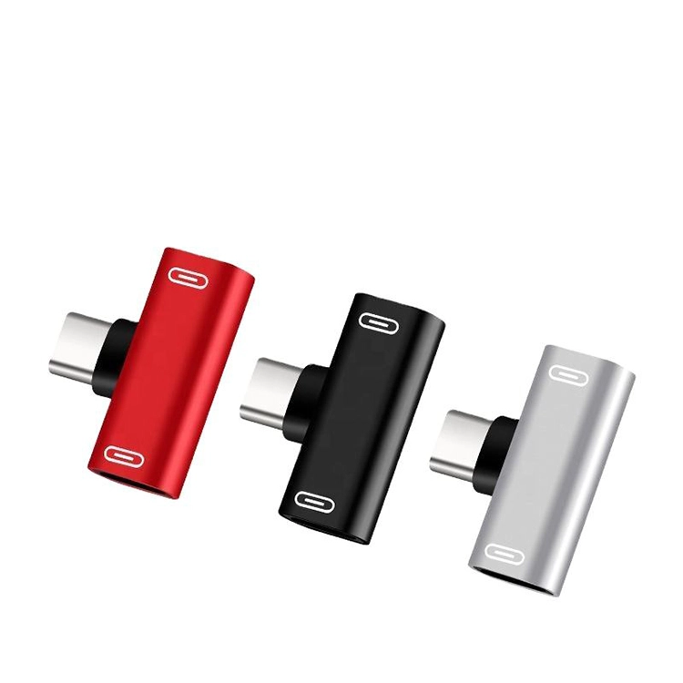 中国 2 合 1 USB C 分路器 C 型公头转双 C 型母头耳机充电器适配器分路器转换器 制造商