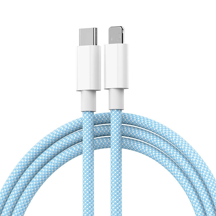 China Nieuwe 60 w Usb C naar C 1 M Gevlochten Kabel Voor Iphone 15 Usb 2.0 Transfer Snel Opladen kabel 3A Type C Lading Lijn voor iphone fabrikant