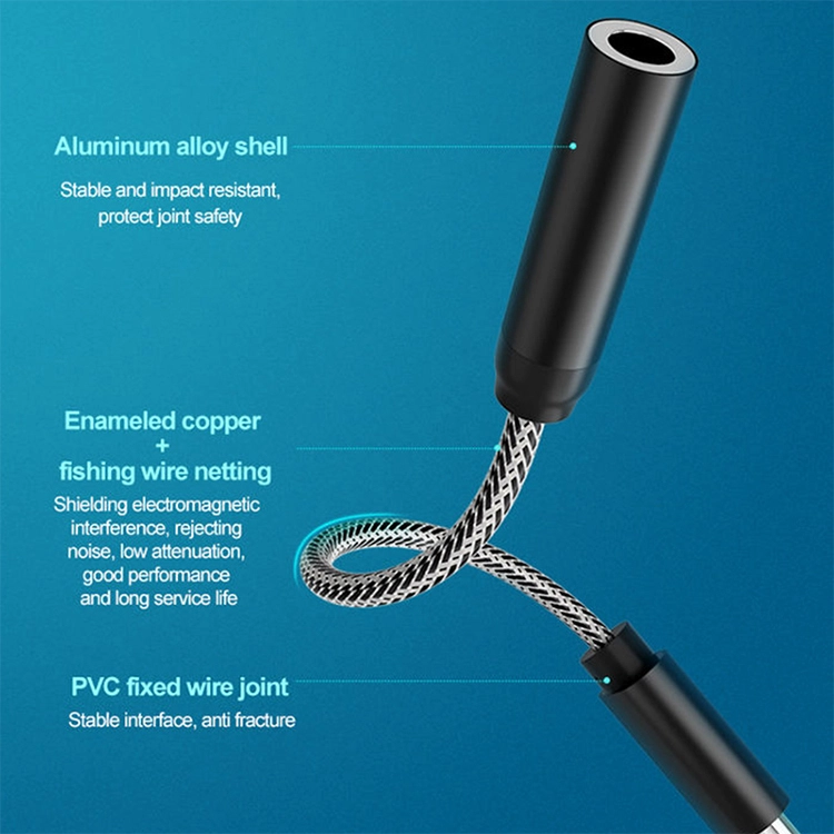 Chine Adaptateur Audio USB C vers 3.5mm, adaptateur casque USB C, câble Dongle prise casque USB Type C vers Aux femelle fabricant