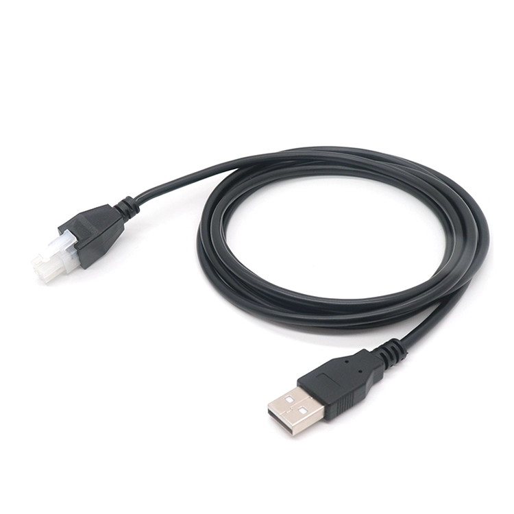 中国 30CM USB 转 Molex-4 针风扇电缆 电脑适用于机箱机箱-CPU 风扇电源适配器线 2464 22AWG 外径 3.5mm 风扇电源适配器线 制造商
