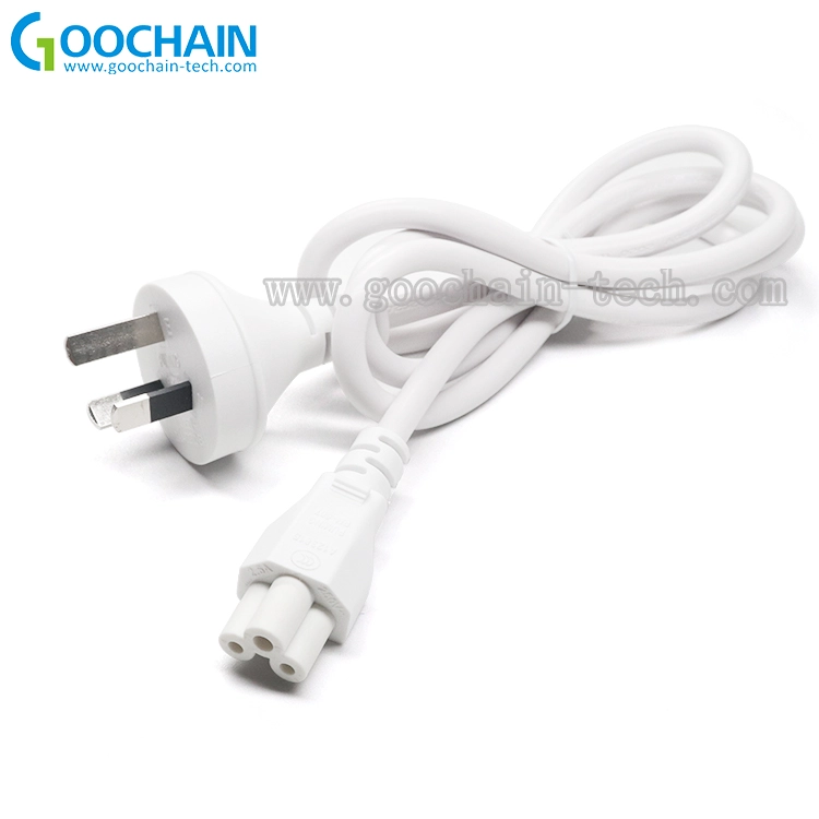 China AC-Netzkabel, 3-poliges weibliches Netzkabel für T5- oder T8-Röhren, weiß Hersteller