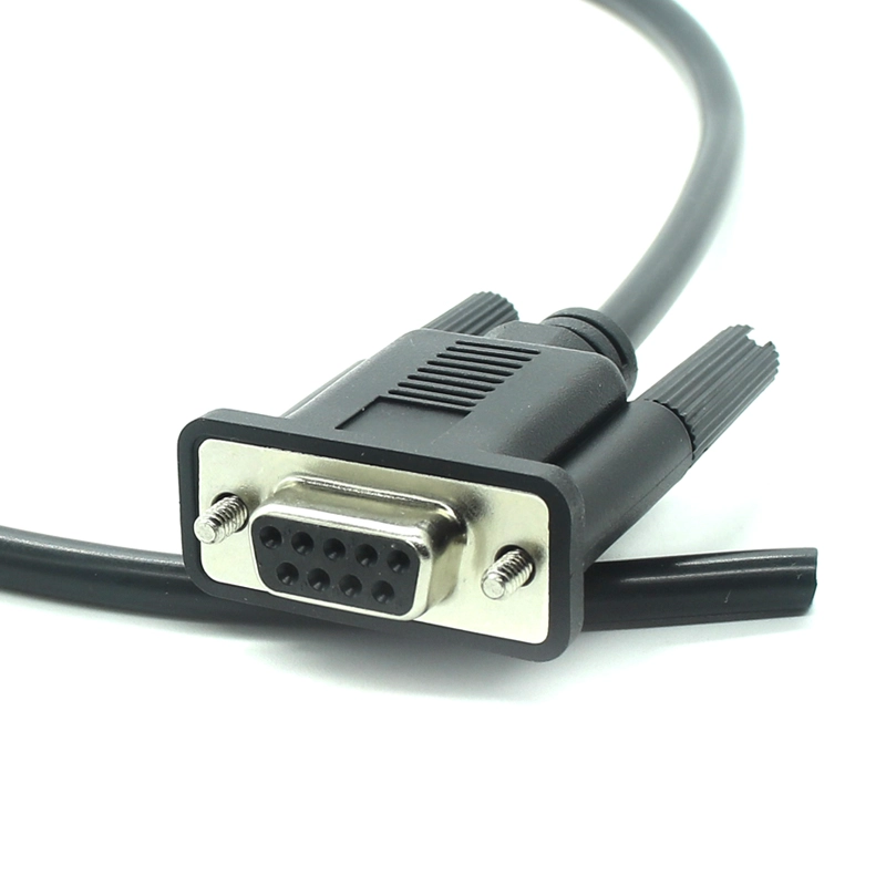 中国 定制 RS232 Db9 串行延长电缆 9 针连接器至裸线 制造商