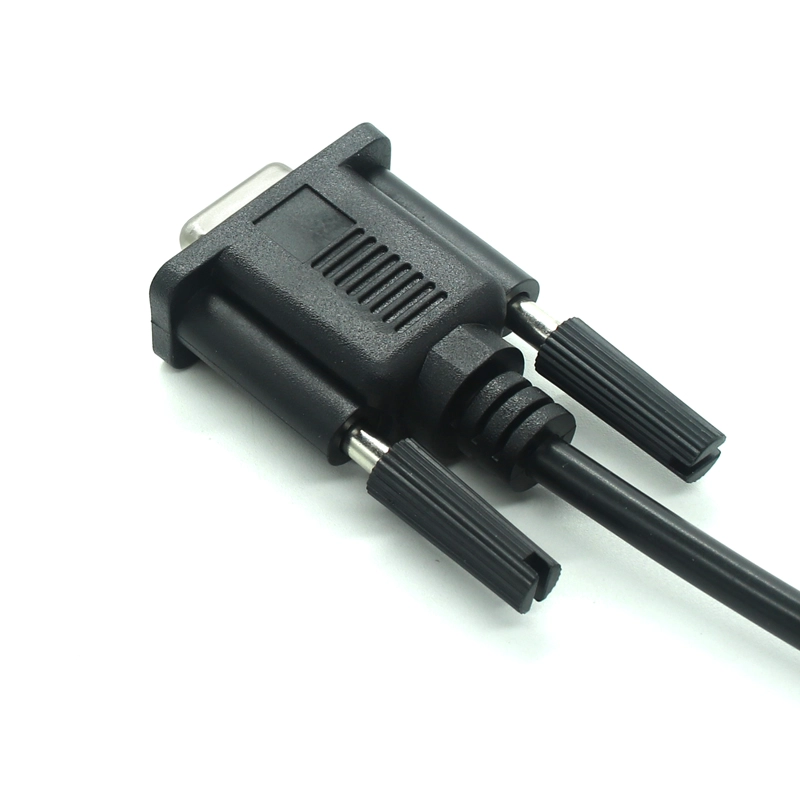 中国 定制 RS232 Db9 串行延长电缆 9 针连接器至裸线 制造商