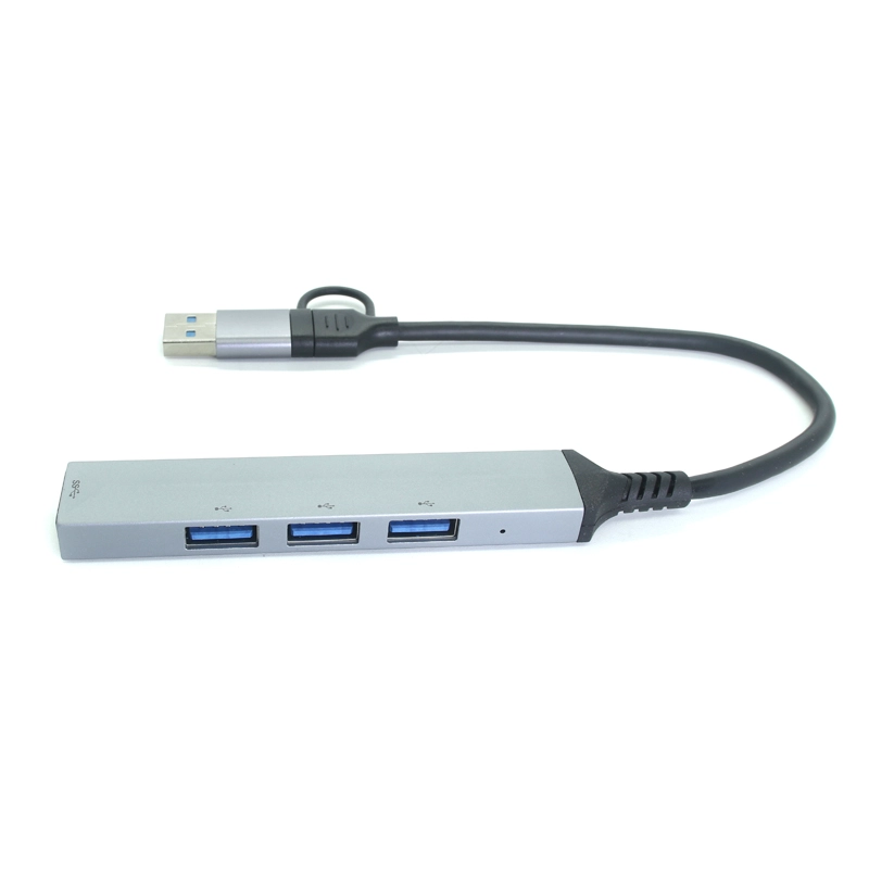 China Hub USB 4 em 1, USB para USB 3.0 USB 2.0,4 portas Divisor USB portátil Mini estação de acoplamento USB fabricante