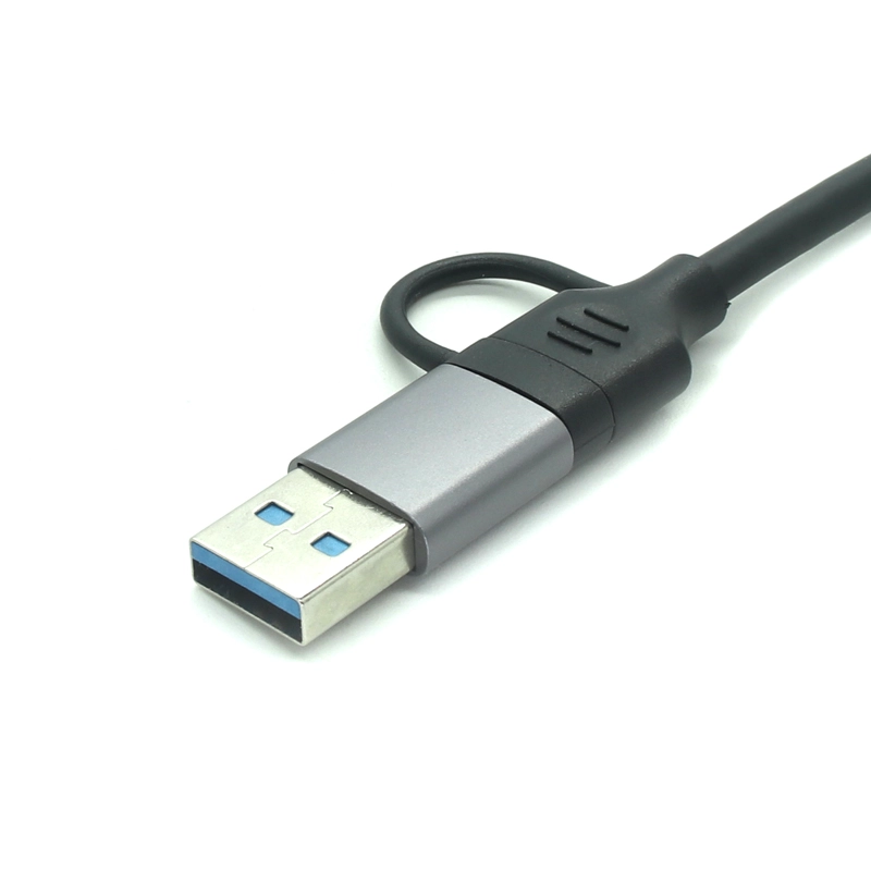 China Hub USB 4 em 1, USB para USB 3.0 USB 2.0,4 portas Divisor USB portátil Mini estação de acoplamento USB fabricante