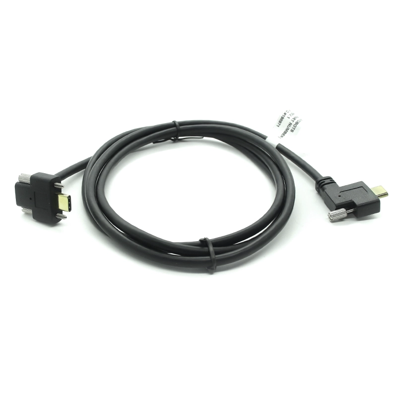 Cina Cavo dati USB 3.1 Type-C ad angolo verso il basso con doppia vite per cavo dati USB 3.0 standard compatibile a 90 gradi per fotocamera produttore